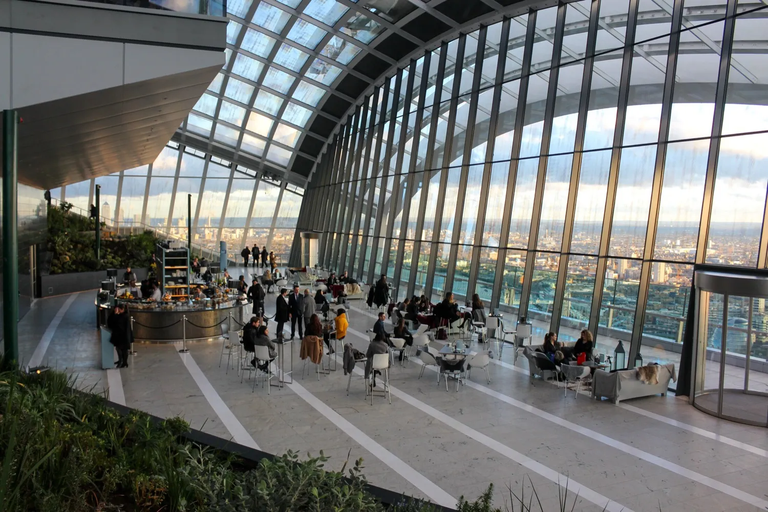 Inside the Sky Garden