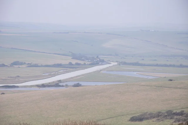 从 Haven Brow 俯瞰 Cuckmere Haven 河谷