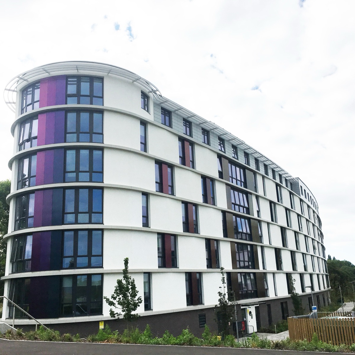 英国大学生公寓楼外观